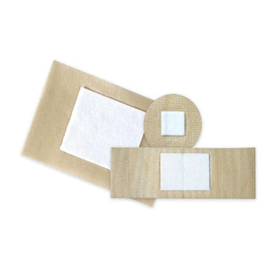 Bandage Patch Fabric Coverlet 2x3" Flesh LF 50/Bx, 12 BX/CA - Surgical Supplies NY